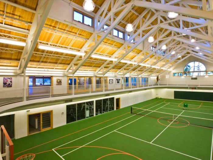 Indoor tennis best sale courts